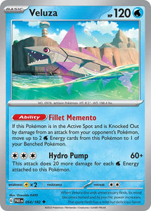 Pokemon Single Card - Scarlet & Violet Paradox Rift - 054/182 Veluza Uncommon Pack Fresh