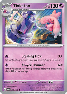 Pokemon Single Card - Scarlet & Violet Paradox Rift - 085/182 Tinkaton Uncommon Pack Fresh