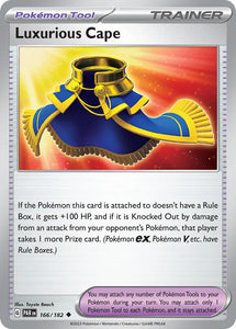 Pokemon Single Card - Scarlet & Violet Paradox Rift - 166/182 Luxurious Cape Uncommon Pack Fresh