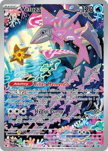 Pokemon Single Card - Scarlet & Violet Paradox Rift - 192/182 Veluza Illustration Rare Pack Fresh