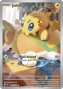 Pokemon Single Card - Scarlet & Violet Paradox Rift - 196/182 Joltik Illustration Rare Pack Fresh