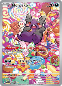 Pokemon Single Card - Scarlet & Violet Paradox Rift - 206/182 Morpeko Illustration Rare Pack Fresh