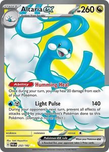 Pokemon Single Card - Scarlet & Violet Paradox Rift - 232/182 Altaria ex Ultra Rare Pack Fresh