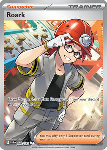 Pokemon Single Card - Scarlet & Violet Paradox Rift - 242/182 Roark Ultra Rare Pack Fresh