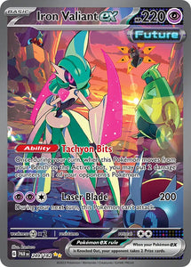 Pokemon Single Card - Scarlet & Violet Paradox Rift - 249/182 Iron Valiant ex Special Illustration Rare Pack Fresh