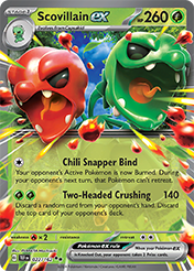 Pokemon Single Card - Scarlet & Violet Temporal Forces - 022/162 Scovillain ex Pack Fresh