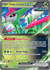 Pokemon Single Card - Scarlet & Violet Temporal Forces - 025/162 Iron Leaves ex Pack Fresh