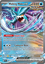 Pokemon Single Card - Scarlet & Violet Temporal Forces - 050/162 Walking Wake ex Pack Fresh