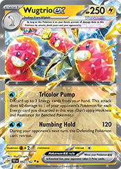 Pokemon Single Card - Scarlet & Violet Temporal Forces - 060/162 Wugtrio ex Pack Fresh