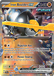 Pokemon Single Card - Scarlet & Violet Temporal Forces - 099/162 Iron Boulder ex Pack Fresh