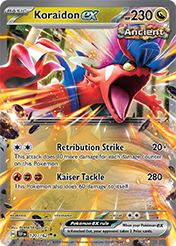 Pokemon Single Card - Scarlet & Violet Temporal Forces - 120/162 Koraidon ex Pack Fresh