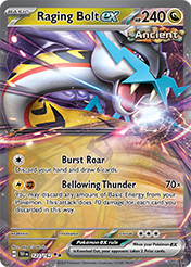 Pokemon Single Card - Scarlet & Violet Temporal Forces - 123/162 Raging Bolt ex Pack Fresh