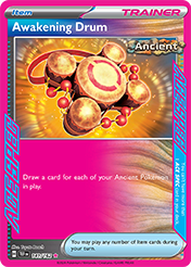 Pokemon Single Card - Scarlet & Violet Temporal Forces - 141/162 Awakening Drum Pack Fresh