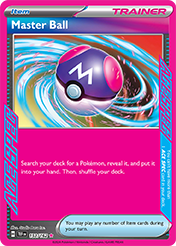 Pokemon Single Card - Scarlet & Violet Temporal Forces - 153/162 Master Ball Pack Fresh