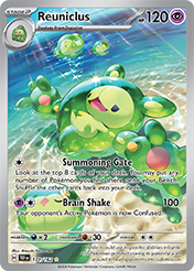 Pokemon Single Card - Scarlet & Violet Temporal Forces - 171/162 Reuniclus Pack Fresh