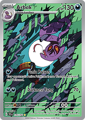 Pokemon Single Card - Scarlet & Violet Temporal Forces - 176/162 Arbok Pack Fresh