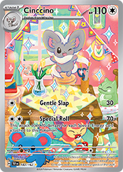 Pokemon Single Card - Scarlet & Violet Temporal Forces - 183/162 Cinccino Pack Fresh