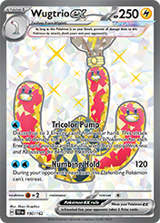 Pokemon Single Card - Scarlet & Violet Temporal Forces - 190/162 Wugtrio ex Pack Fresh