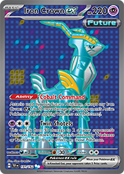 Pokemon Single Card - Scarlet & Violet Temporal Forces - 191/162 Iron Crown ex Pack Fresh