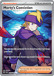 Pokemon Single Card - Scarlet & Violet Temporal Forces - 201/162 Morty's Conviction Pack Fresh