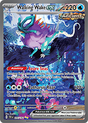 Pokemon Single Card - Scarlet & Violet Temporal Forces - 205/162 Walking Wake ex Pack Fresh