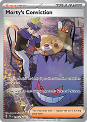 Pokemon Single Card - Scarlet & Violet Temporal Forces - 211/162 Morty's Conviction Pack Fresh