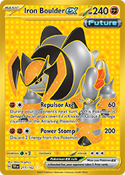 Pokemon Single Card - Scarlet & Violet Temporal Forces - 217/162 Iron Boulder ex Pack Fresh