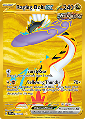 Pokemon Single Card - Scarlet & Violet Temporal Forces - 218/162 Raging Bolt ex Pack Fresh