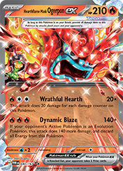 Pokemon Single Card - Scarlet & Violet Twilight Masquerade - 040/167 Hearthflame Mask Ogerpon ex Pack Fresh