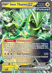 Pokemon Single Card - Scarlet & Violet Twilight Masquerade - 077/167 Iron Thorns ex Pack Fresh