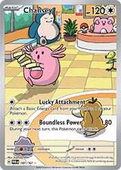 Pokemon Single Card - Scarlet & Violet Twilight Masquerade - 187/167 Chansey Pack Fresh