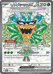 Pokemon Single Card - Scarlet & Violet Twilight Masquerade - 190/167 Teal Mask Ogerpon ex Pack Fresh