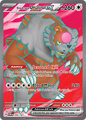 Pokemon Single Card - Scarlet & Violet Twilight Masquerade - 202/167 Bloodmoon Ursaluna ex Pack Fresh