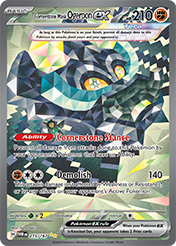 Pokemon Single Card - Scarlet & Violet Twilight Masquerade - 215/167 Cornerstone Mask Ogerpon ex  Special Art Rare Pack Fresh