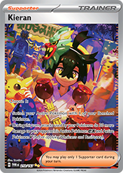 Pokemon Single Card - Scarlet & Violet Twilight Masquerade - 218/167 Kieran Pack Fresh