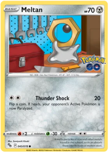 Pokemon Single Card - Pokemon GO 045/078 Meltan Common Pack Fresh