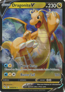 Pokemon Single Card - Pokemon GO 049/078 Dragonite V Pack Fresh