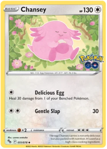 Pokemon Single Card - Pokemon GO 051/078 Chansey Common Pack Fresh