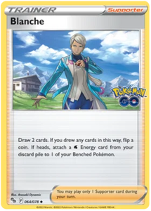 Pokemon Single Card - Pokemon GO 064/078 Blanche Uncommon Pack Fresh