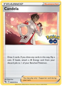 Pokemon Single Card - Pokemon GO 065/078 Candela Uncommon Pack Fresh