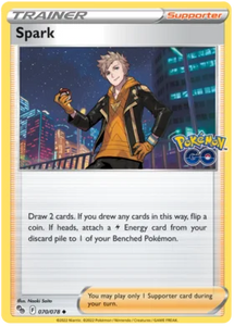 Pokemon Single Card - Pokemon GO 070/078 Spark Uncommon Pack Fresh