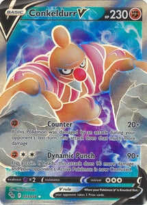 Pokemon Single Card - Pokemon GO 073/078 Conkeldurr V Full Art Pack Fresh