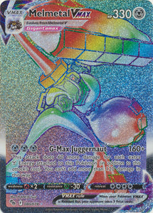 Pokemon Single Card - Pokemon GO 080/078 Melmetal Vmax Rainbow Secret Rare Pack Fresh