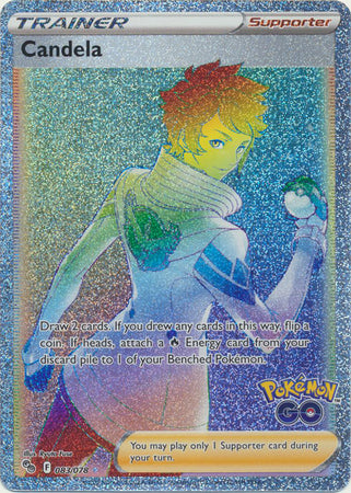 Pokemon Single Card - Pokemon GO 083/078 Candela Rainbow Secret Rare Pack Fresh