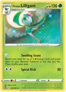 Pokemon Single Card - Silver Tempest 010/195 Hisuian Lilligant Rare Pack Fresh