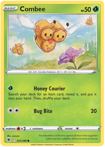 Pokemon Single Card - Astral Radiance 011/189 Combee Common Pack Fresh