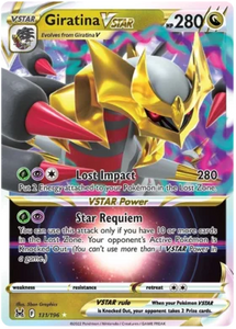 Pokemon Single Card - Lost Origin 131/196 Giratina VSTAR Pack Fresh