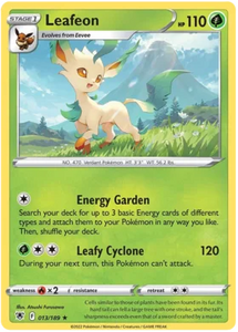 Pokemon Single Card - Astral Radiance 013/189 Leafeon Rare Pack Fresh