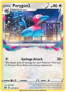 Pokemon Single Card - Lost Origin 141/196 Porygon2 Uncommon Pack Fresh