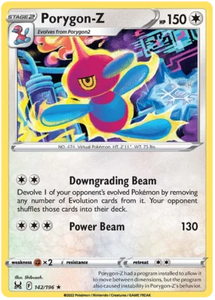 Pokemon Single Card - Lost Origin 142/196 Porygon-Z Rare Pack Fresh